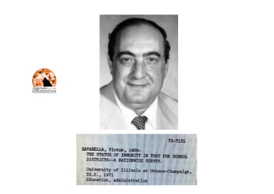 Victor Zavarella, da Pratola Peligna all'Illinois per diventare educatore scolastico.