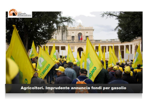 Caro carburante per agricoltori. Imprudente annuncia fondi, delibera in consiglio regionale.