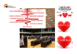 "Chi ti ama ti protegge", dopo L'Aquila sbarca a Rieti e Perugia