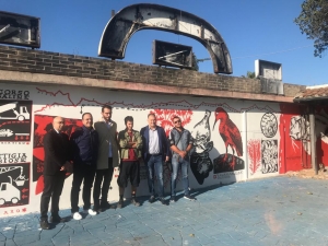 Montesilvano,  murales in via Maresca