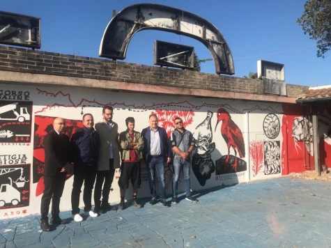 Montesilvano,  murales in via Maresca