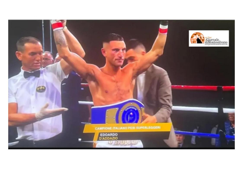 Edoardo D’Addazio, neo Campione Italiano dei Pesi Superleggeri