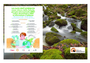 La cura dell’ambiente come chiave della felicità, giornata internazionale ONU.