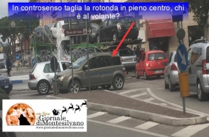 Montesilvano. Chi è al volante dell'auto controsenso?