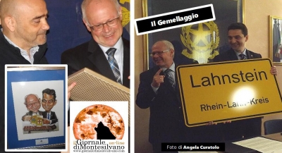 Gemellaggio: il sindaco della cittadina tedesca invitò D'Agostino ad allestire la mostra