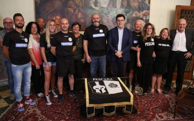 Antonio Blasioli presidente del consiglio comunale di Pe e squadra