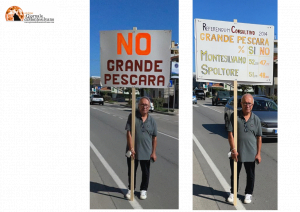 No alla Nuova Pescara, Di Stefano prosegue la sua battaglia di informazione per strada