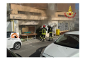 Pescara, magazzino va a fuoco in via Misticoni