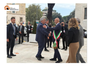 G7/B7. Il Sindaco Masci riceve giornalisti, personalità politiche e imprenditoriali