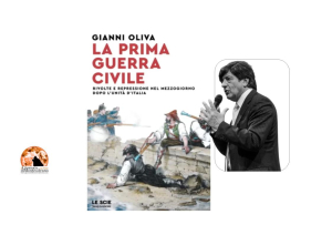 Il Sud tra rivolte e repressione: a Pescara Gianni Oliva presenta il suo ultimo libro