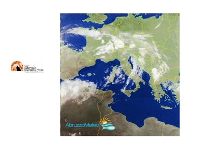 Brusco aumento delle temperature sull'Adriatico a causa del Garbino 