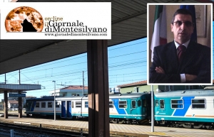 La stazione di Montesilvano e ll'ex assessore Mario N Fusco