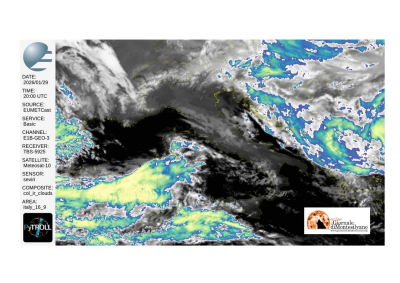 Foschie dense e banchi di nebbia nelle valli interne. Pomeriggio-sera aumento della nuvolosità sul settore adriatico