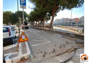 Pescara, oggi posa nuovo manto stradale in Lungofiume Paolucci