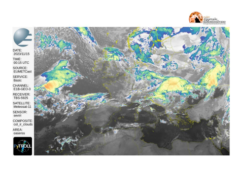 Arriva l'aria fredda e porta con sè temporali.
