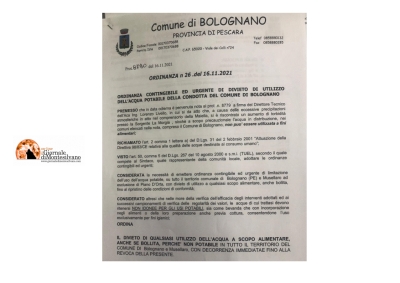 Sorgente La Morgia torbida e non potabile. Bolognano chiede autobotte urgente.