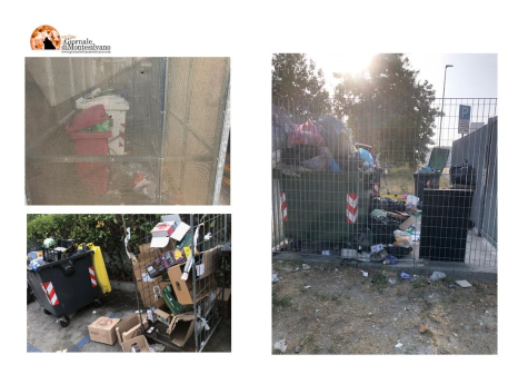 Pescara/zona Tribunale-Università: rifiuti non ritirati da giorni