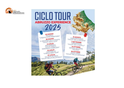 "Ciclo Tour Abruzzo Experience 2025": 9 appuntamenti per scoprire il territorio in bicicletta
