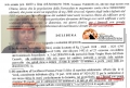 Valentina Di Felice, sopra dal testo di Vaelntinetti, sotto da Delibera