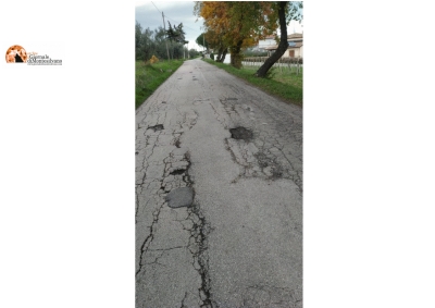 Villa Scorciosa/Manutenzione strada. Fossacesia chiede a Lanciano priorità asfalto.