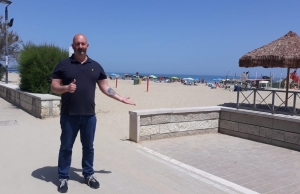 Montesilvano, Forconi sul lungomare contro la contraffazione