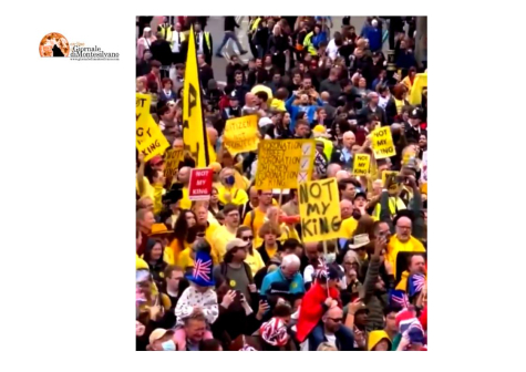 Londra/Incoronazione di Carlo III. Arrestato leader di republic per flashmob.