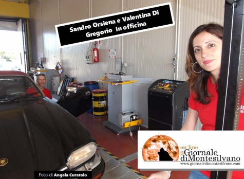 Sandro Orsiena e Vaelntina Di Gregorio, titolari di Vuesserevisioni a Montesilvano