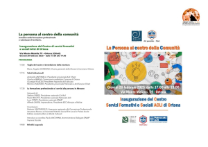 Ortona. Inaugurazione centro servizi formativi e sociali di ENAIP ACLI