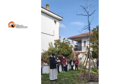 Bolognano. Piano D'Orta, un Ginko biloba per la scuola ‘Alberto Manzo’