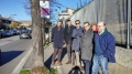 Commissione lavori pubblici in sopralluogo in via Di Sotto