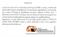 estratto del'ordinanza sindacale